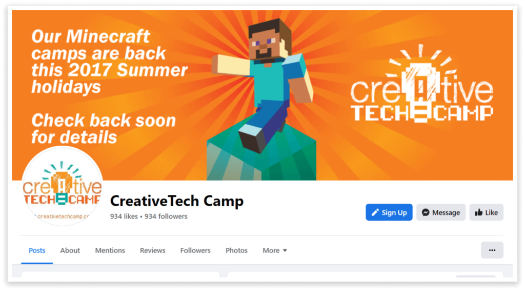 Creative tech camp