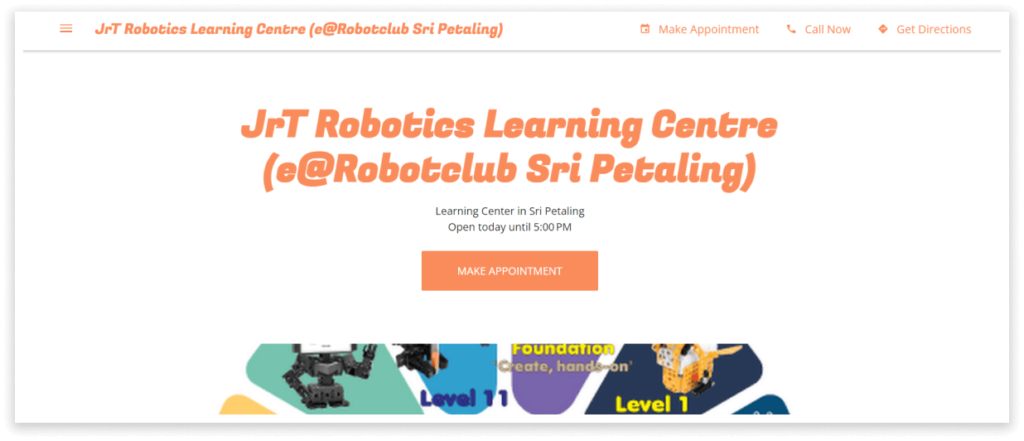 Jrt robotics learning centre