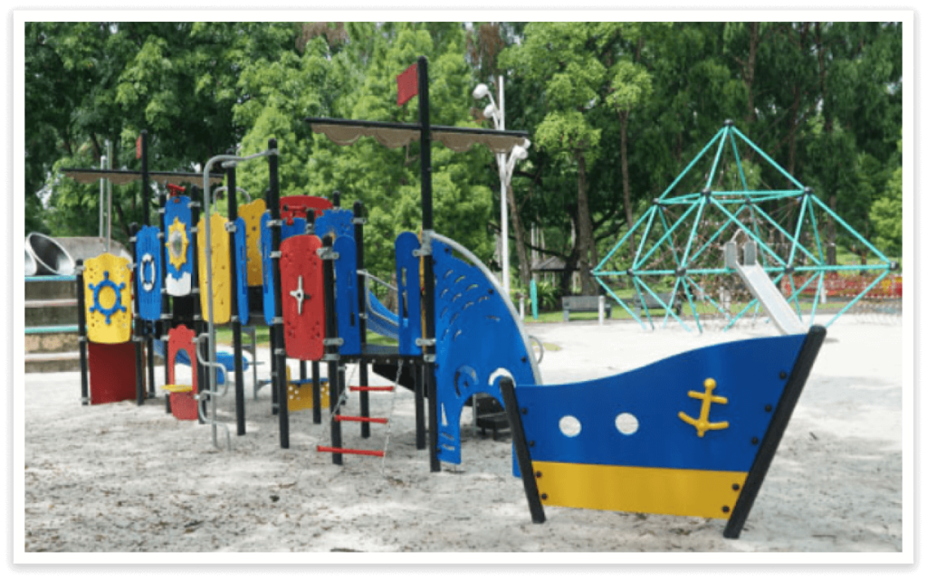 Adventure playground at bishan-ang mo kio park