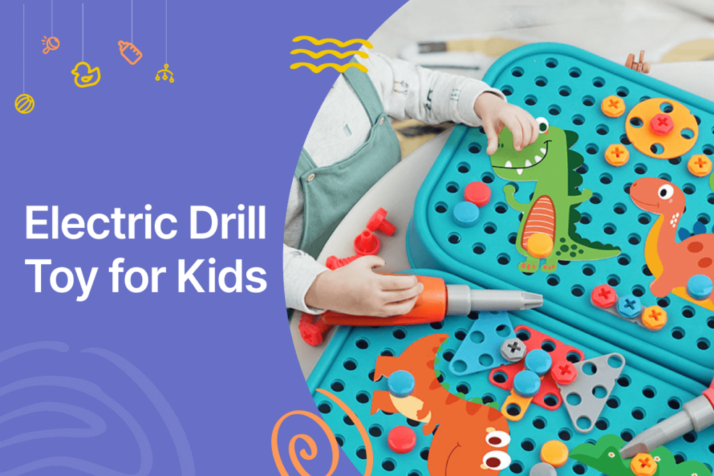 Electric drill toy for kids