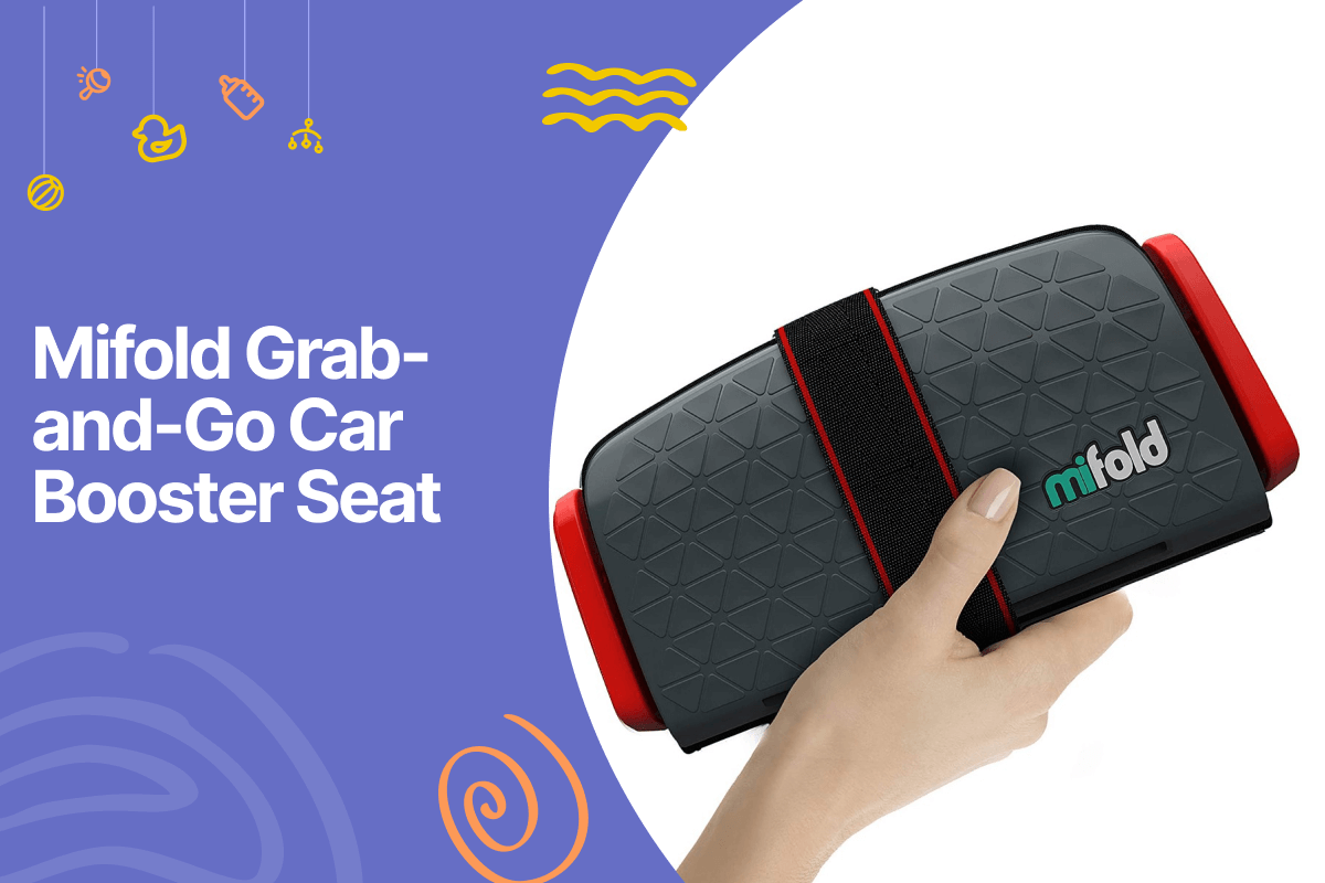 Mifold grab-and-go car booster seat