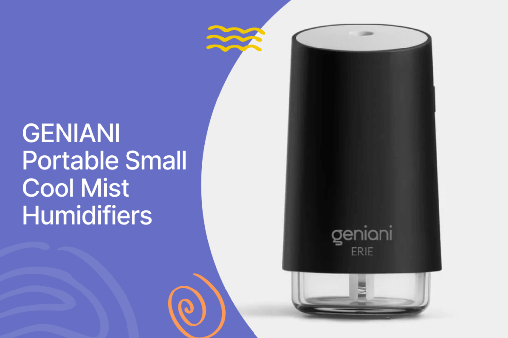 Geniani portable small cool mist humidifiers
