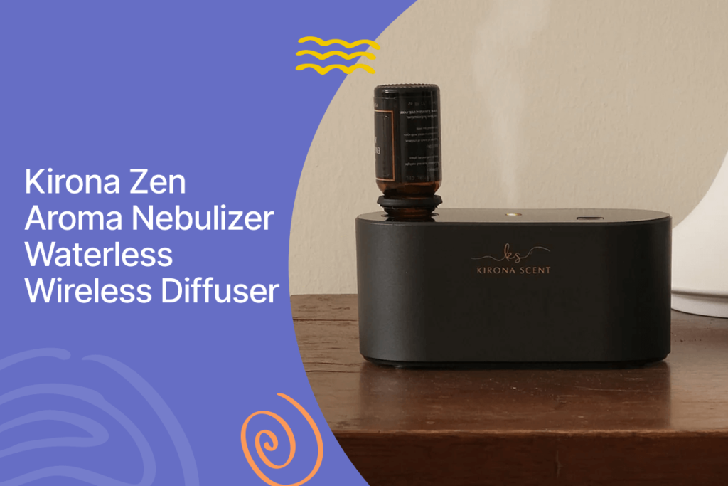 Kirona zen aroma nebulizer - waterless wireless diffuser