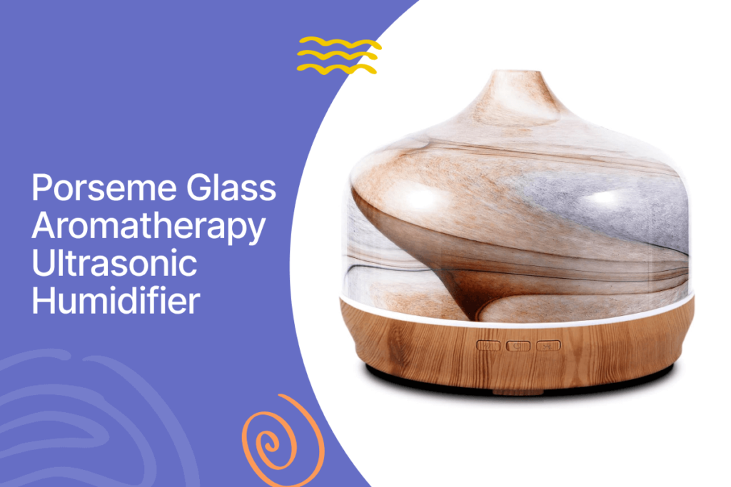 Porseme glass aromatherapy ultrasonic  humidifier