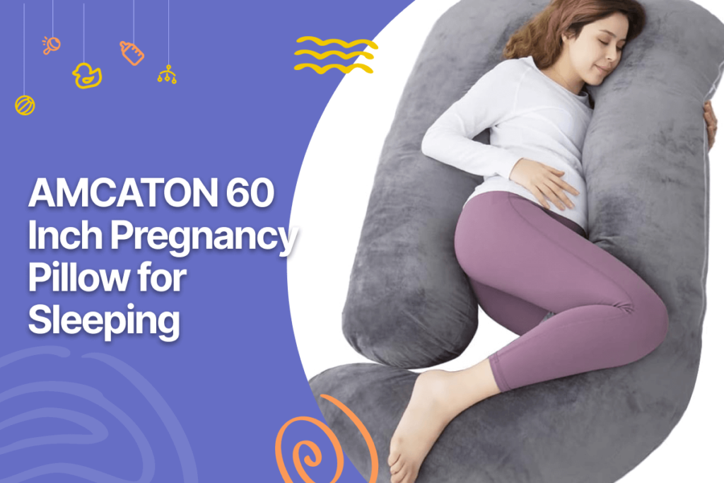 Amcaton 60 inch pregnancy pillow for sleeping