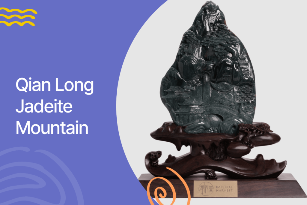 Qian long jadeite mountain ref: 9992