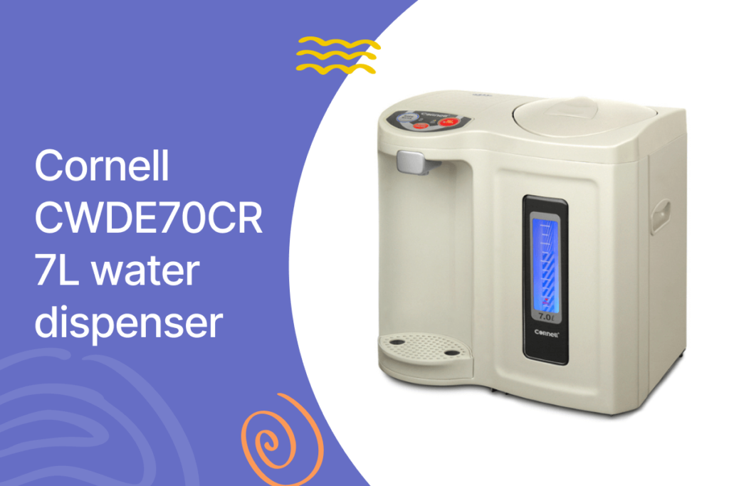 Cornell cwde70cr 7l water dispenser