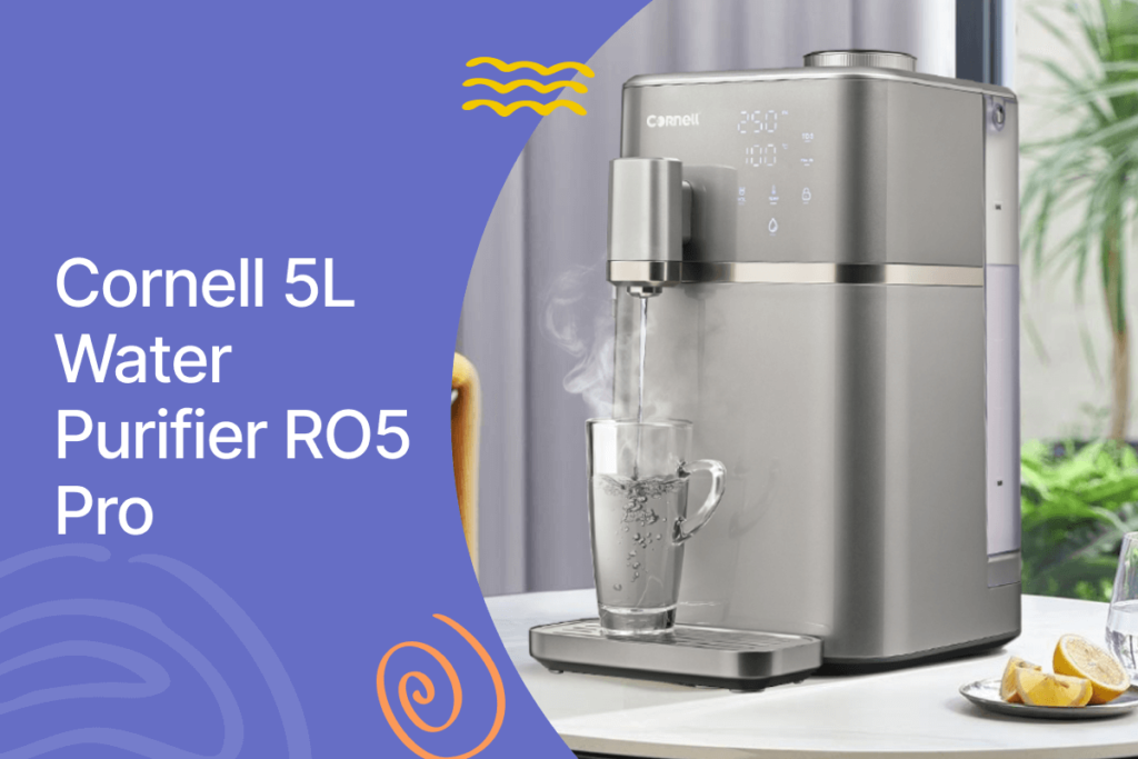 Cornell 5l water purifier ro5 pro, instant water dispenser with reverse osmosis filter