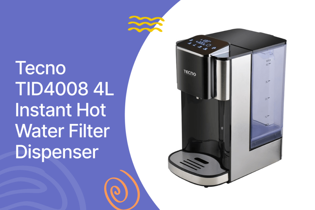 Tecno tid4008 4l instant hot water filter dispenser with temperature control