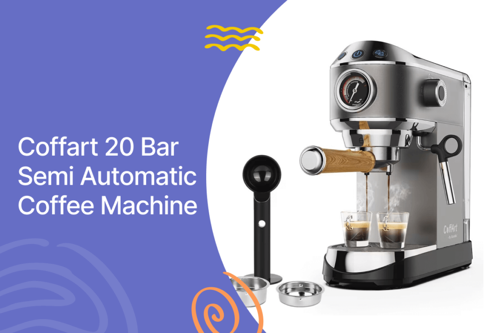 Coffart 20 bar semi automatic coffee machine