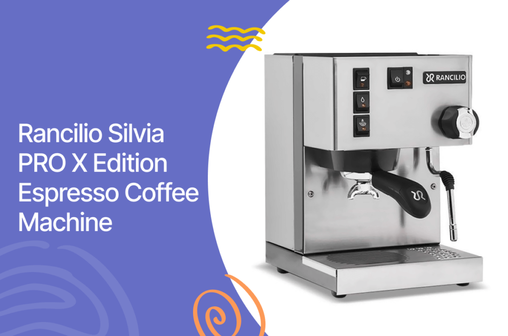 Rancilio silvia pro x edition espresso coffee machine barista stainless steel tamper pid