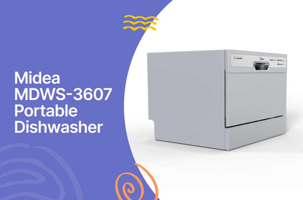 Midea mdws-3607 portable dishwasher