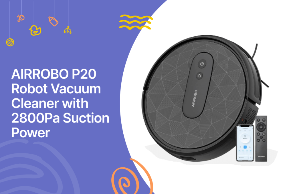 Airrobo p20 robot vacuum cleaner with 2800pa suction power
