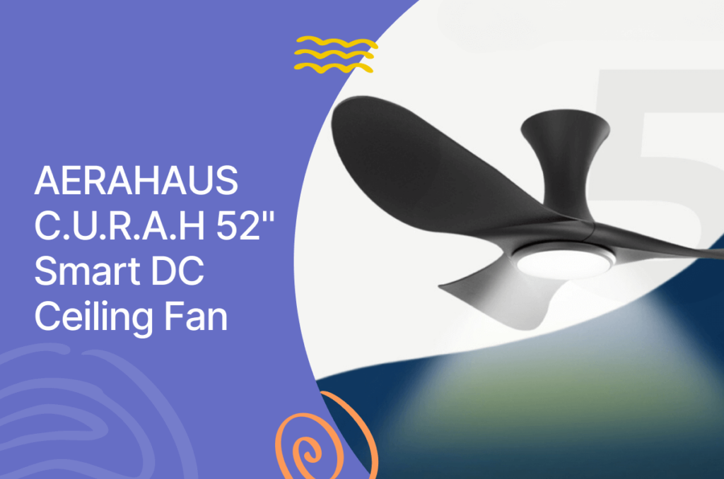 Aerahaus c. U. R. A. H 52" smart dc ceiling fan