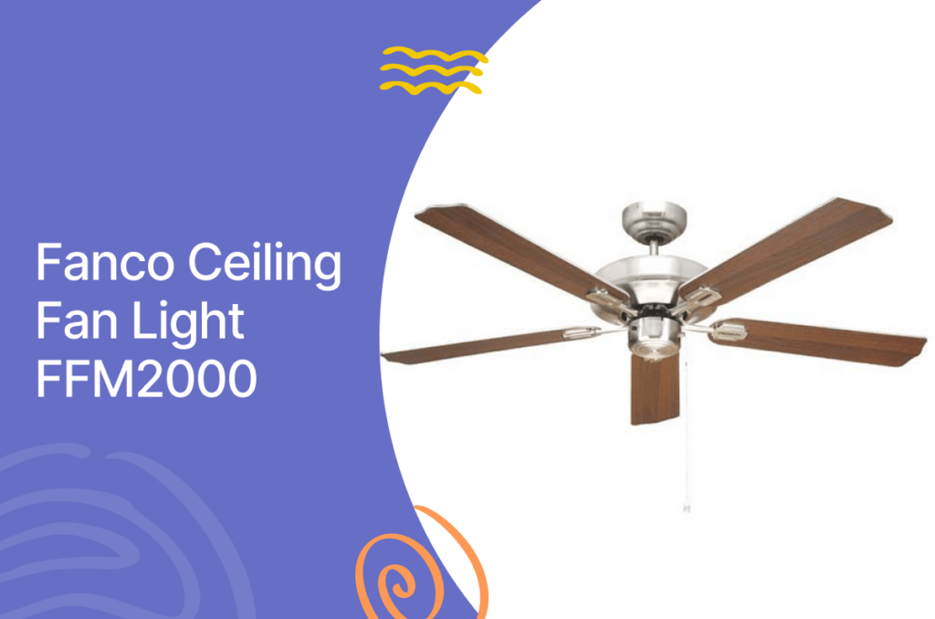 Fanco ceiling fan light ffm2000
