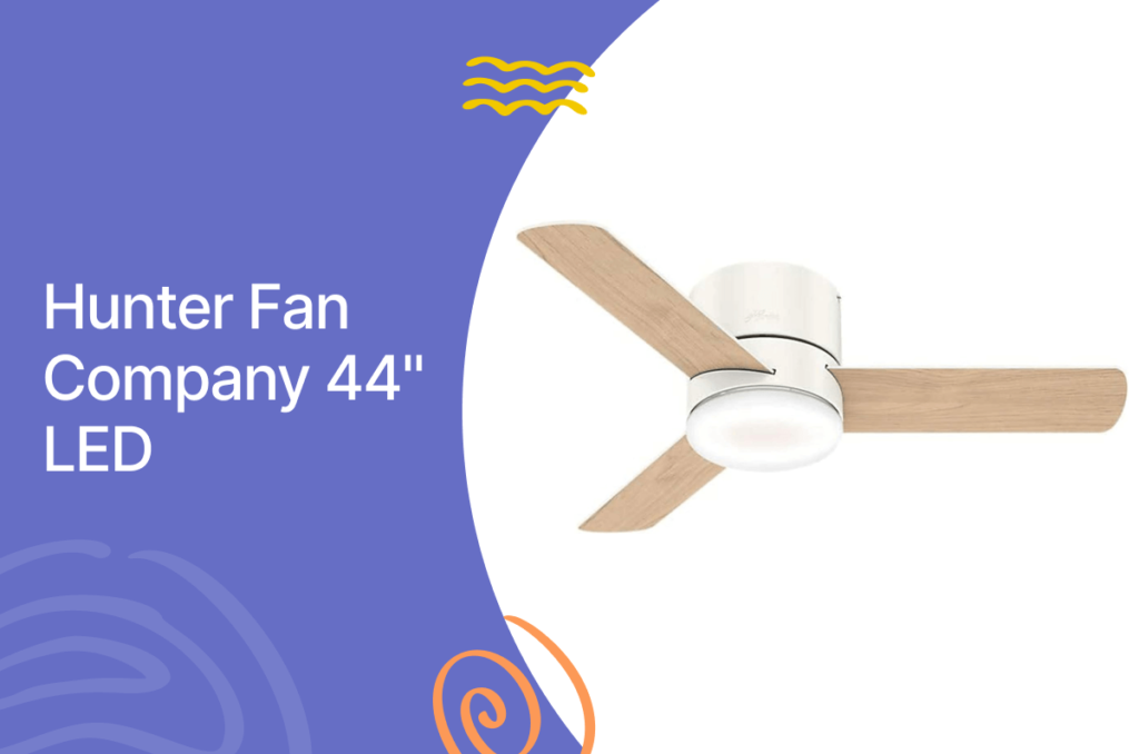 Hunter fan company 44" led