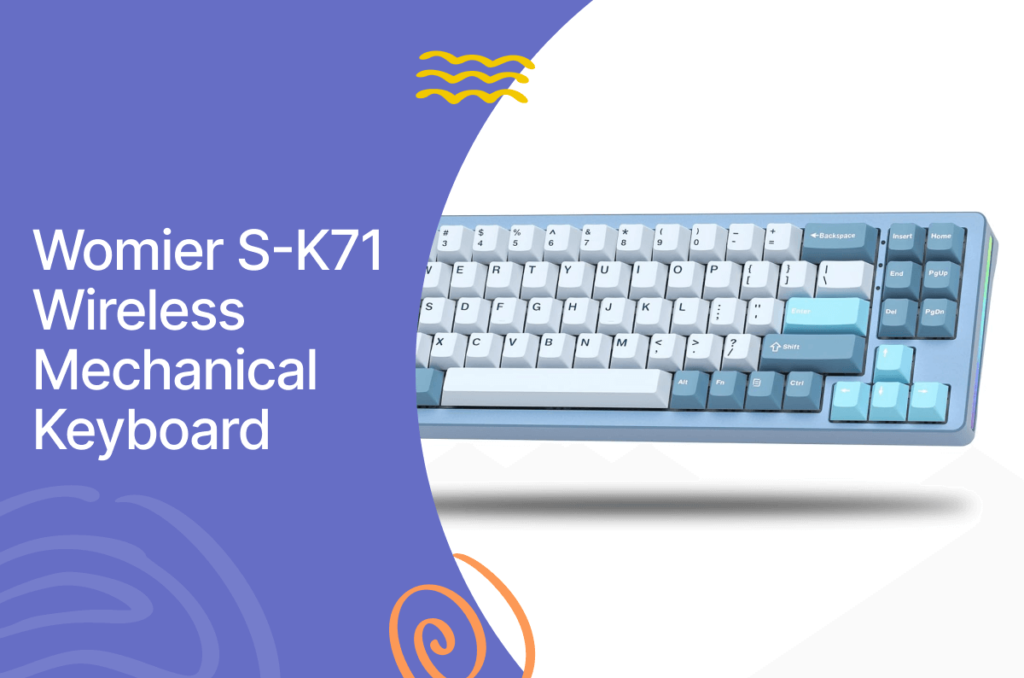 Womier s-k71 wireless mechanical keyboard