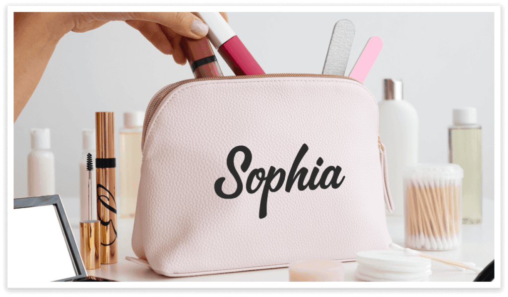 Personalized Makeup Bag