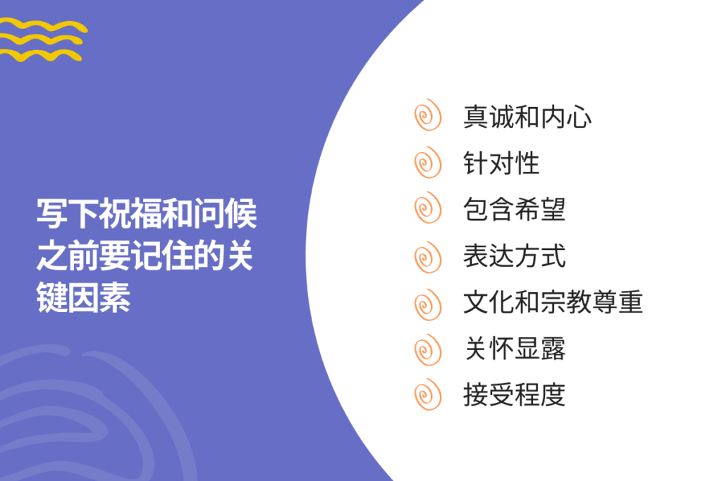 写下祝福和问候之前要记住的关键因素