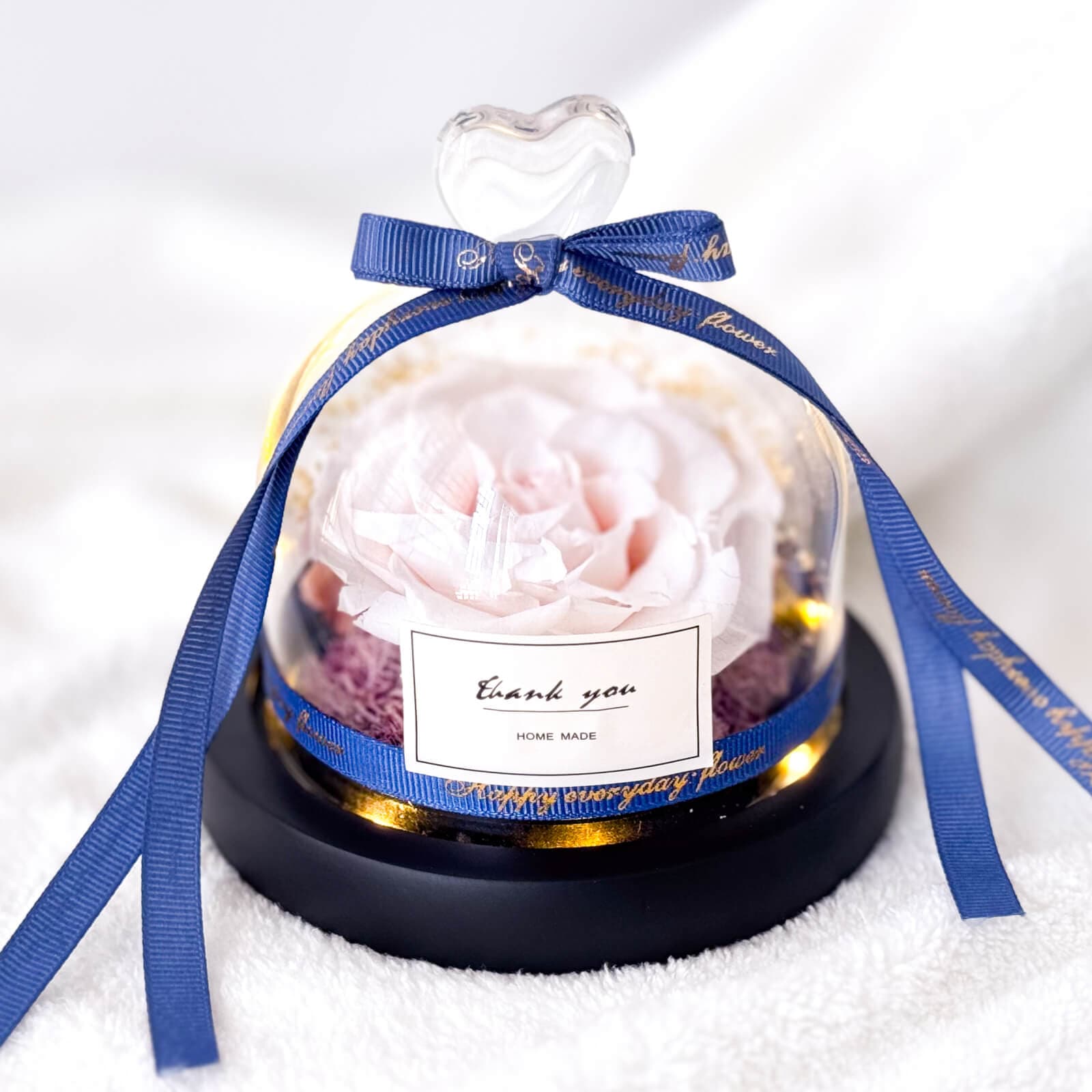 Rosy Whisper Petite Flower Dome