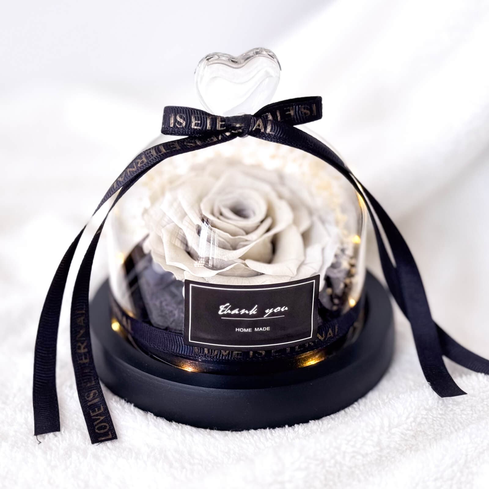 Silver Mist Preserved Flower Dome
