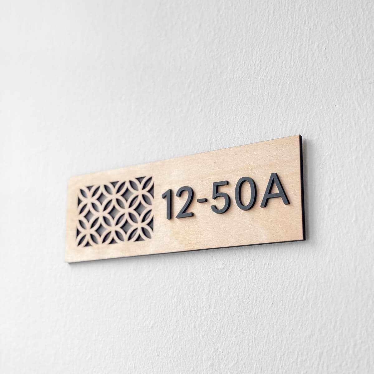 ZEN Unit Sign (Rectangle) – unit sign zen style 1