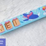wooden name blocks