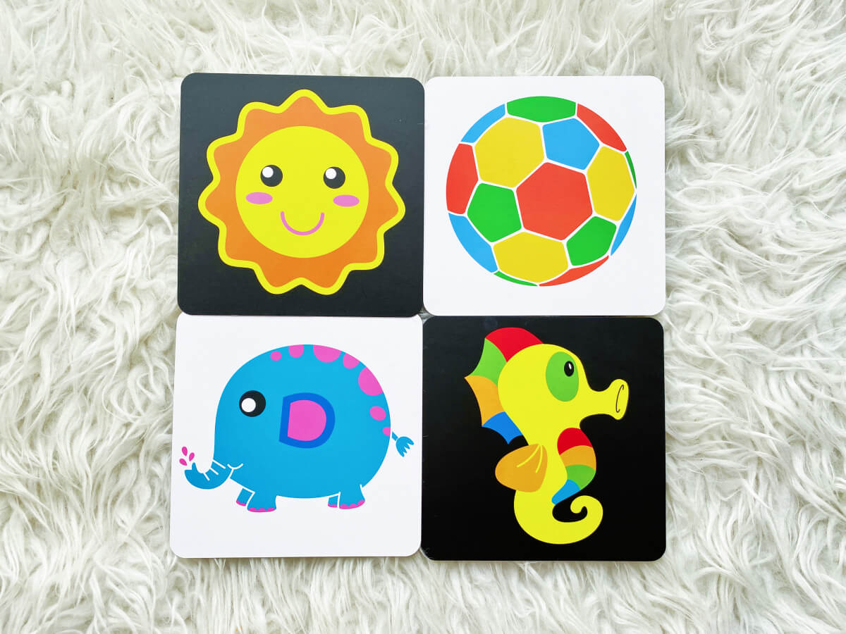 Learning card gift toy - colourful set