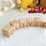 blok nama kayu yang diperibadikan blissbies