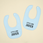 blissbies baby bib blue