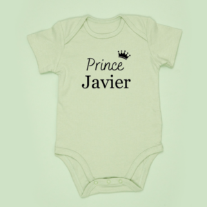 Personalised Little Prince Organic Babygrow Bodysuit (Colours available)