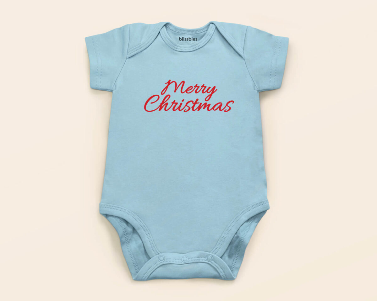 Blissbies romper blue design xmas style5 1