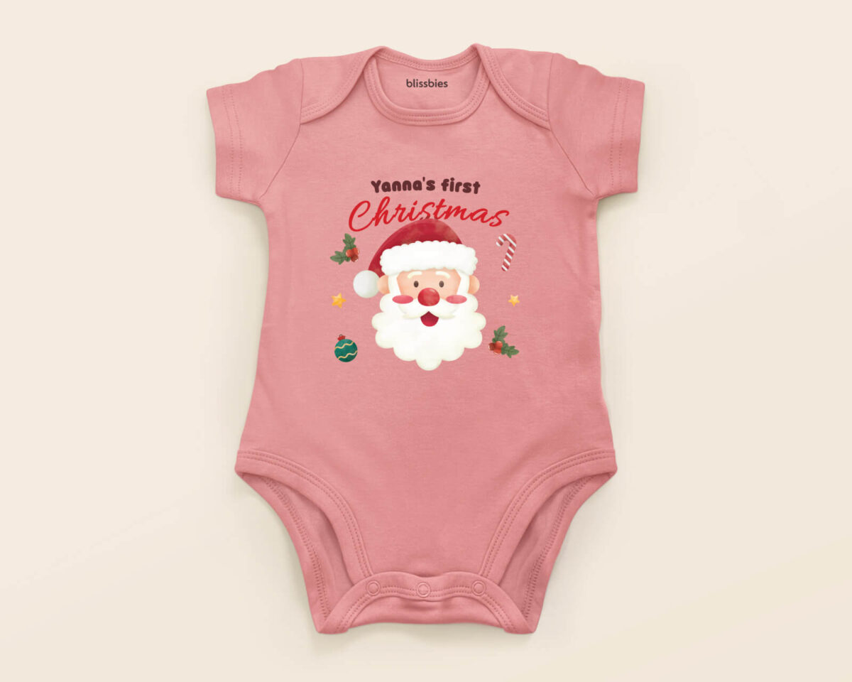 Blissbies romper pink design xmas style1 1