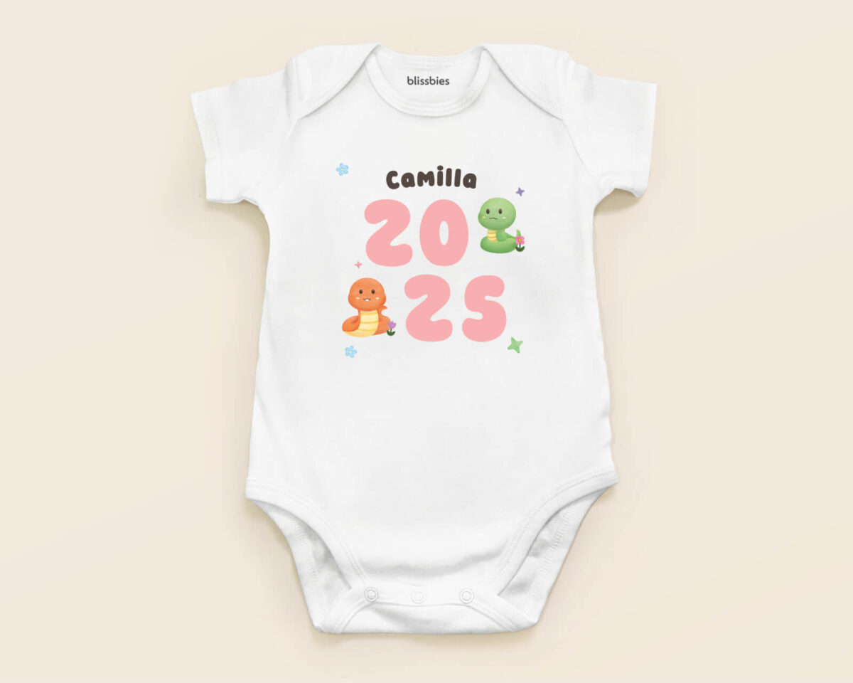 Personalised baby romper - my baby’s year