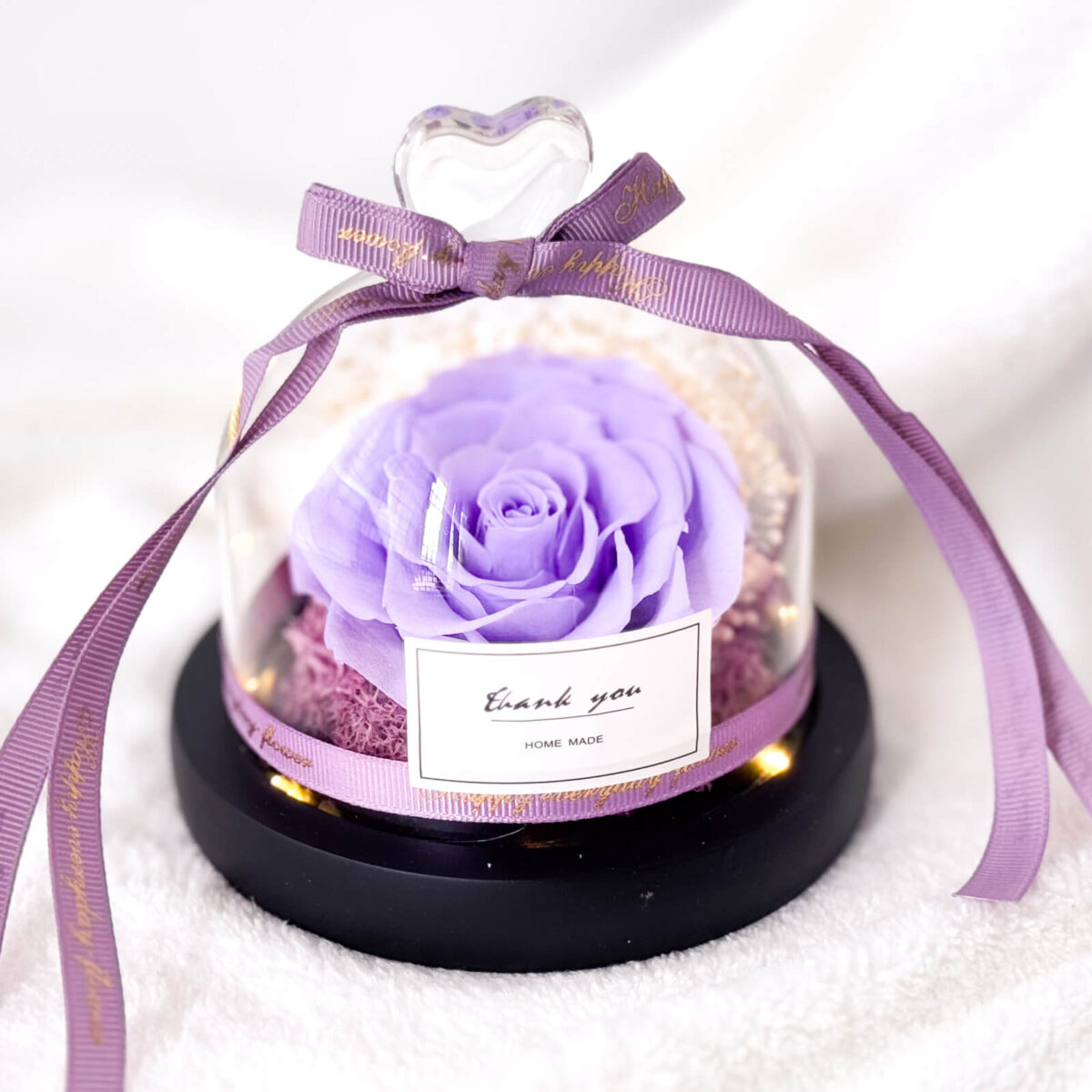 Lavender dream preserved flower dome