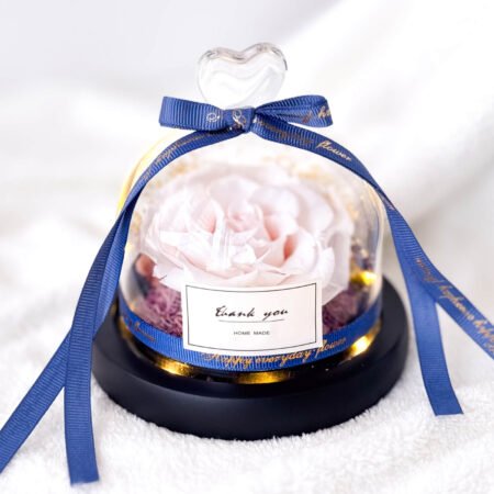 image-p-Rosy Whisper Petite Flower Dome-1