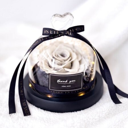 image-p-Silver Mist Preserved Flower Dome-1