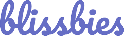 blissbies logo purple