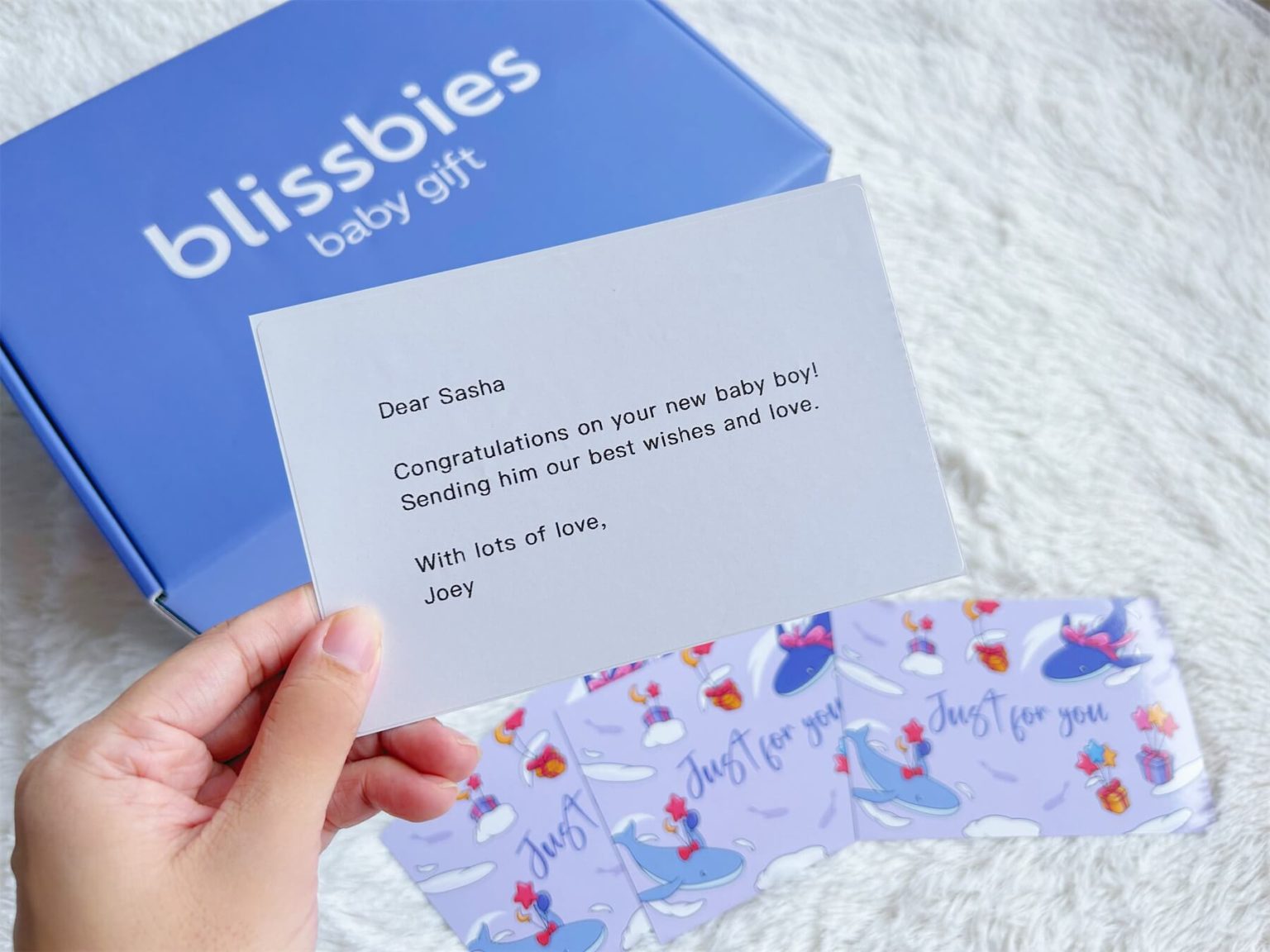 Blissbies gift set card