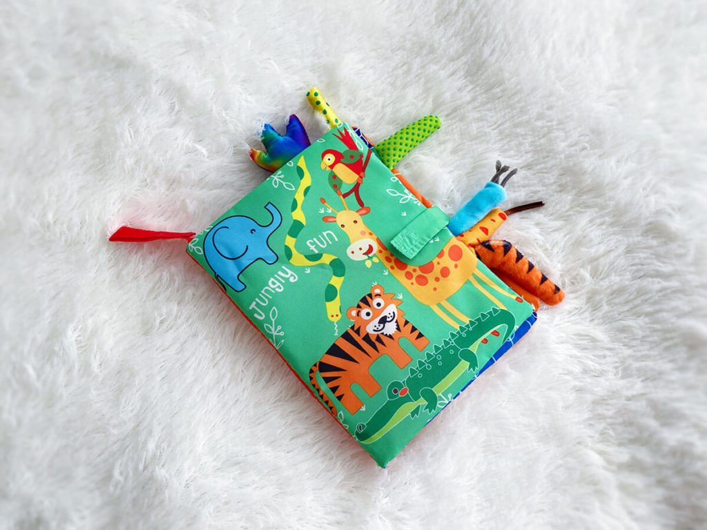 Jungle fun cloth book