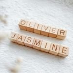 blissbies personalised wooden name block