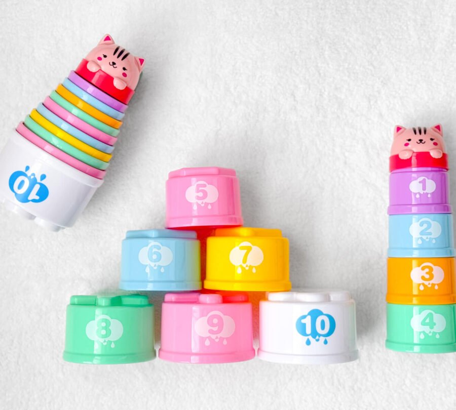 Colourful & Fun Stacking Cups