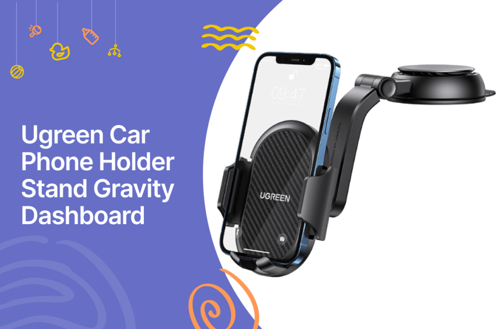 Ugreen car phone holder stand gravity dashboard