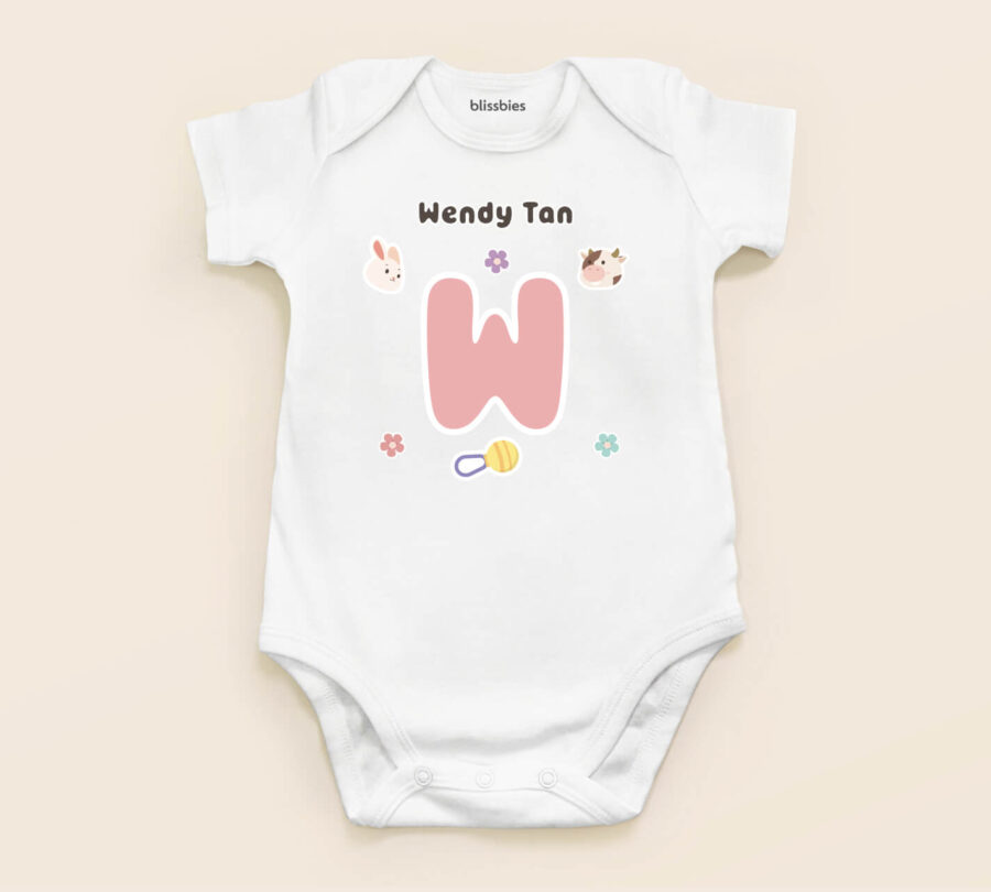 Home SG 5 Personalised Baby Romper (30+ Design Available)