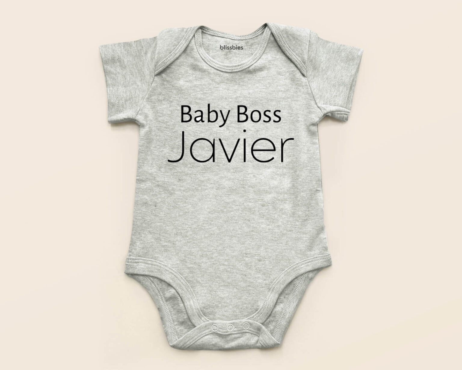 Blissbies romper grey design baby boss s1 ti