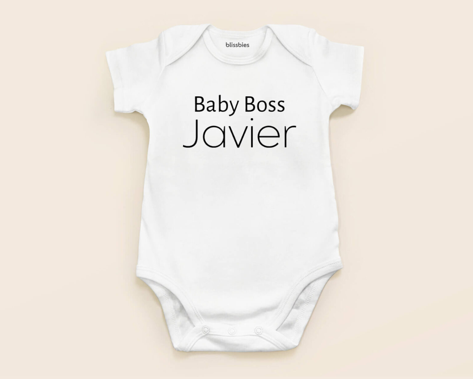 Blissbies romper white design baby boss s1 ti