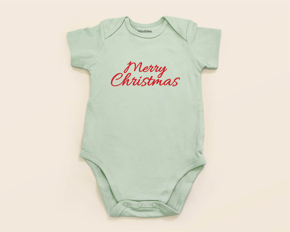 Blissbies romper green design xmas style5 1