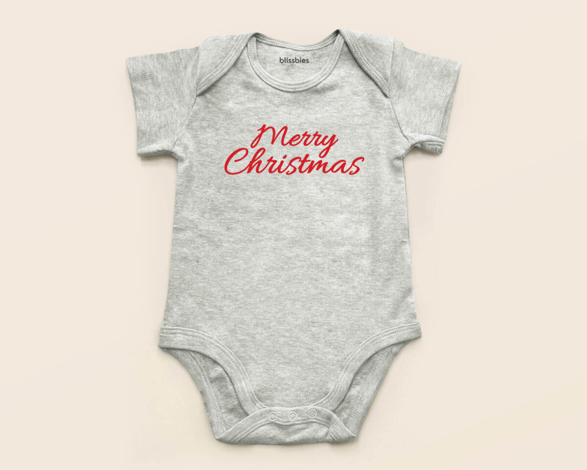 Blissbies romper grey design xmas style5 1