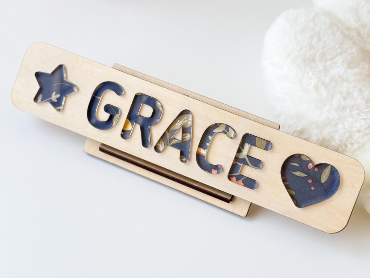 Wooden name puzzle - image 3