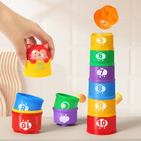Blissbies newborn baby stacking cups